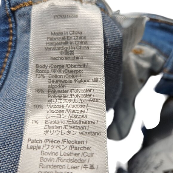 Madewell Womens Blue High-Rise Skinny Jeans Size 30 - Picture 9 of 11